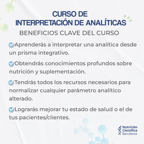 Beneficios Curso Analíticas