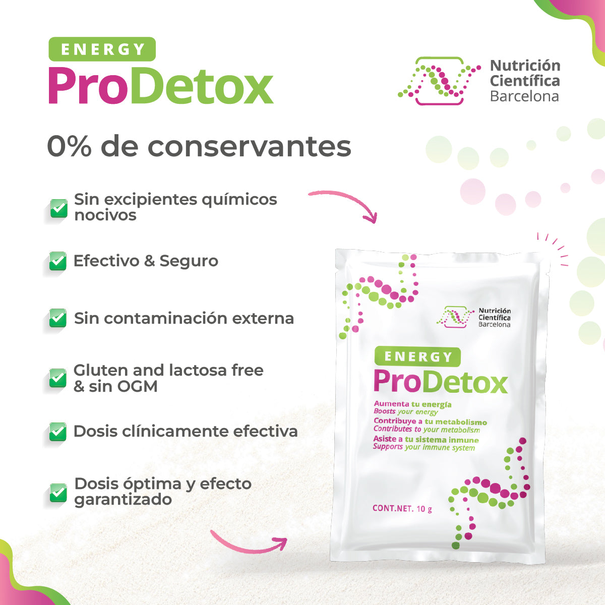 EnergyProDetox sin conservantes