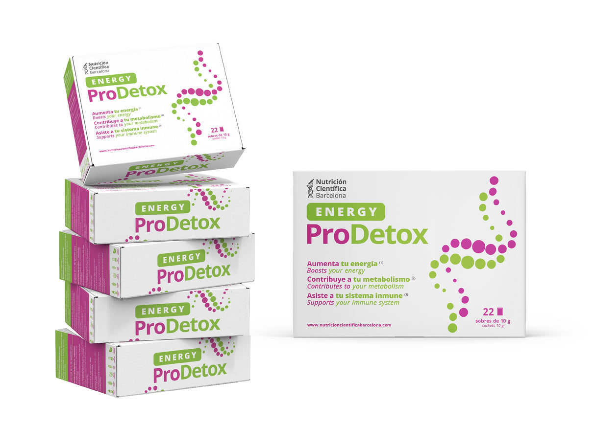 Seis cajas de Energy Pro Detox, suplemento detox y energizante
