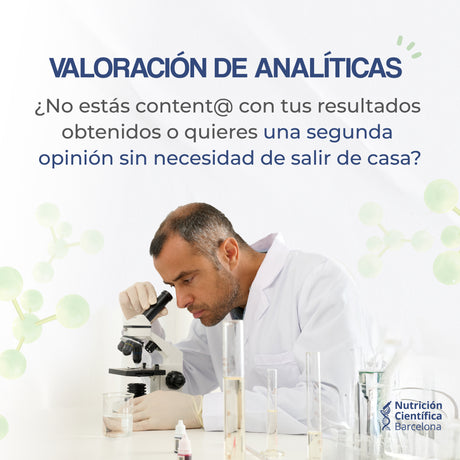 Valoramos tus analíticas de forma individualizada
