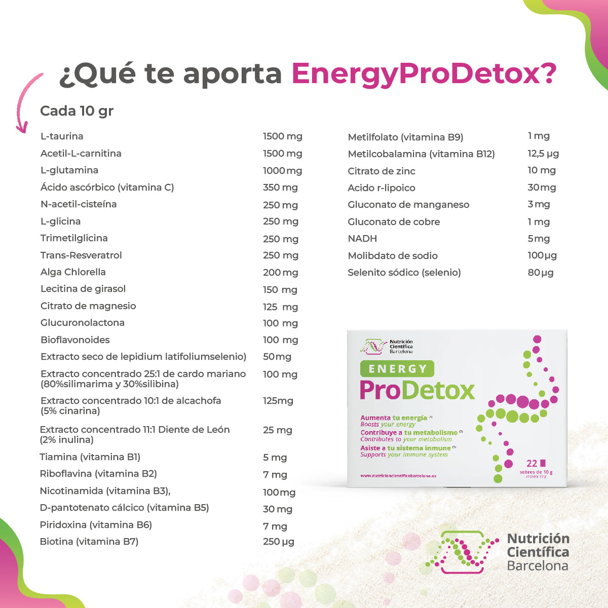 EnergyProDetox Pack 3 unidades